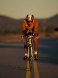 Road Biker, Santa Fe, New Mexico, USA-Lee Kopfler-Photographic Print