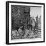 Lee Miller and American Soldiers-David Scherman-Framed Premium Photographic Print