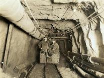 Great Northern - Cascade Tunnel Construction, 1928-Lee Pickett-Stretched Canvas