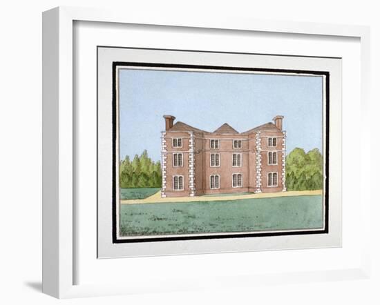 Lee Place Which Stood on the North Side of Old Road, Lewisham, London, C1795-null-Framed Giclee Print