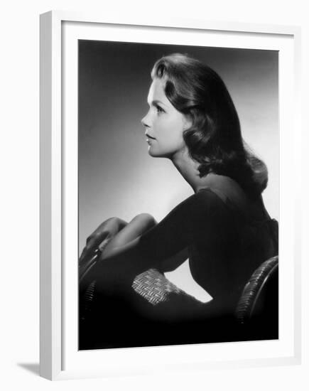 Lee Remick, 1958 (b/w photo)-null-Framed Photo