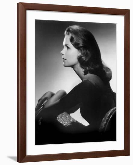 Lee Remick, 1958 (b/w photo)-null-Framed Photo