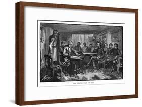 Lee Surrenders to Grant-null-Framed Art Print