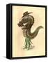 Leech 1873 'Missing Links' Parade Costume Design-Charles Briton-Framed Stretched Canvas