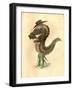 Leech 1873 'Missing Links' Parade Costume Design-Charles Briton-Framed Giclee Print