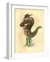 Leech 1873 'Missing Links' Parade Costume Design-Charles Briton-Framed Giclee Print