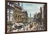 Leeds, Boar Lane 1905-null-Framed Art Print