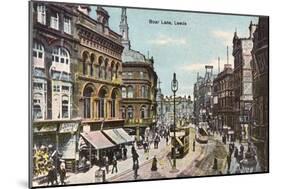 Leeds, Boar Lane 1905-null-Mounted Art Print