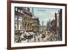 Leeds, Boar Lane 1905-null-Framed Art Print