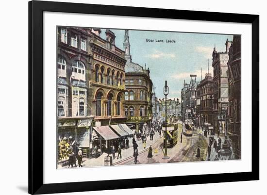 Leeds, Boar Lane 1905-null-Framed Art Print