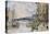 Leeds Bridge from Aire and Calder Navigation Wharf, 1911-Arthur Netherwood-Stretched Canvas