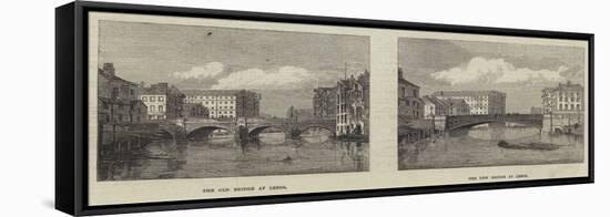 Leeds Bridge-null-Framed Stretched Canvas