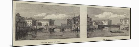 Leeds Bridge-null-Mounted Giclee Print