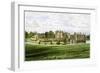 Leeds Castle, Kent, Home of the Wykeham-Martin Family, C1880-Benjamin Fawcett-Framed Premium Giclee Print