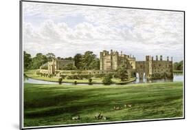 Leeds Castle, Kent, Home of the Wykeham-Martin Family, C1880-Benjamin Fawcett-Mounted Premium Giclee Print