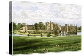 Leeds Castle, Kent, Home of the Wykeham-Martin Family, C1880-Benjamin Fawcett-Stretched Canvas