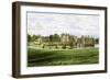 Leeds Castle, Kent, Home of the Wykeham-Martin Family, C1880-Benjamin Fawcett-Framed Giclee Print