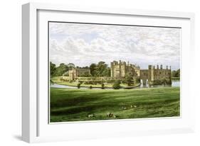 Leeds Castle, Kent, Home of the Wykeham-Martin Family, C1880-Benjamin Fawcett-Framed Giclee Print