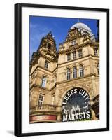 Leeds City Markets, Leeds, West Yorkshire, Yorkshire, England, United Kingdom, Europe-Mark Sunderland-Framed Photographic Print