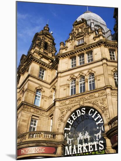 Leeds City Markets, Leeds, West Yorkshire, Yorkshire, England, United Kingdom, Europe-Mark Sunderland-Mounted Photographic Print