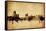Leeds England Skyline-Michael Tompsett-Framed Stretched Canvas