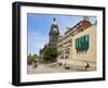 Leeds Library and Town Hall on the Headrow, Leeds, West Yorkshire, Yorkshire, England, UK, Europe-Mark Sunderland-Framed Photographic Print