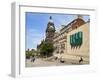 Leeds Library and Town Hall on the Headrow, Leeds, West Yorkshire, Yorkshire, England, UK, Europe-Mark Sunderland-Framed Photographic Print