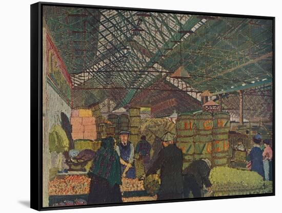 'Leeds Market', c1913 (1935)-Harold Gilman-Framed Stretched Canvas