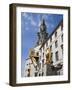 Leeds Owls and Civic Hall, Leeds, West Yorkshire, Yorkshire, England, United Kingdom, Europe-Mark Sunderland-Framed Photographic Print