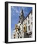 Leeds Owls and Civic Hall, Leeds, West Yorkshire, Yorkshire, England, United Kingdom, Europe-Mark Sunderland-Framed Photographic Print