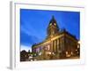 Leeds Town Hall at Dusk, Leeds, West Yorkshire, Yorkshire, England, United Kingdom, Europe-Mark Sunderland-Framed Photographic Print