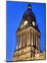 Leeds Town Hall at Dusk, Leeds, West Yorkshire, Yorkshire, England, United Kingdom, Europe-Mark Sunderland-Mounted Photographic Print