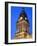 Leeds Town Hall at Dusk, Leeds, West Yorkshire, Yorkshire, England, United Kingdom, Europe-Mark Sunderland-Framed Photographic Print