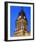 Leeds Town Hall at Dusk, Leeds, West Yorkshire, Yorkshire, England, United Kingdom, Europe-Mark Sunderland-Framed Photographic Print