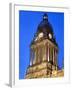 Leeds Town Hall at Dusk, Leeds, West Yorkshire, Yorkshire, England, United Kingdom, Europe-Mark Sunderland-Framed Photographic Print