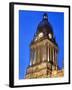 Leeds Town Hall at Dusk, Leeds, West Yorkshire, Yorkshire, England, United Kingdom, Europe-Mark Sunderland-Framed Photographic Print