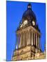 Leeds Town Hall at Dusk, Leeds, West Yorkshire, Yorkshire, England, United Kingdom, Europe-Mark Sunderland-Mounted Photographic Print