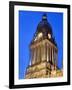 Leeds Town Hall at Dusk, Leeds, West Yorkshire, Yorkshire, England, United Kingdom, Europe-Mark Sunderland-Framed Photographic Print