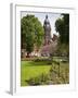 Leeds Town Hall from Park Square, Leeds, West Yorkshire, Yorkshire, England, United Kingdom, Europe-Mark Sunderland-Framed Photographic Print