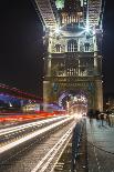 Tower Bridge Light Trails-LeeGillion-Photographic Print