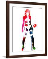 Leeloo Watercolor-Lora Feldman-Framed Art Print