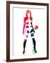 Leeloo Watercolor-Lora Feldman-Framed Art Print