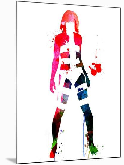 Leeloo Watercolor-Lora Feldman-Mounted Art Print