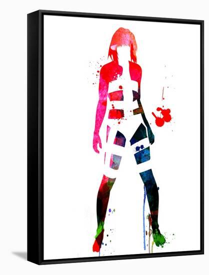 Leeloo Watercolor-Lora Feldman-Framed Stretched Canvas