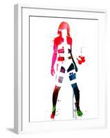 Leeloo Watercolor-Lora Feldman-Framed Art Print