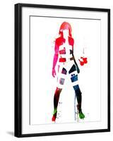 Leeloo Watercolor-Lora Feldman-Framed Art Print