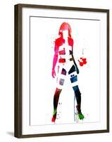 Leeloo Watercolor-Lora Feldman-Framed Art Print