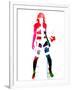 Leeloo Watercolor-Lora Feldman-Framed Art Print