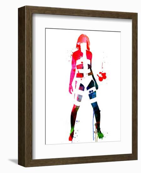 Leeloo Watercolor-Lora Feldman-Framed Art Print