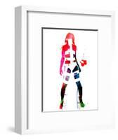 Leeloo Watercolor-Lora Feldman-Framed Art Print